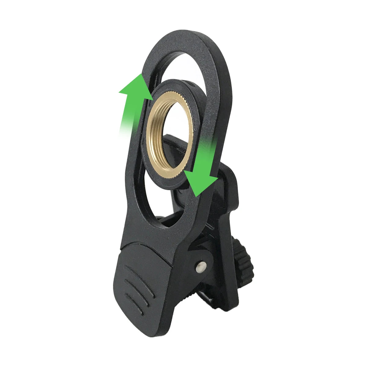 Fonken 17MM Universal Phone Lens Clip Adapter Adjustable Extended Clamp for Telephoto Telescope Wide Angle Macro Lenses