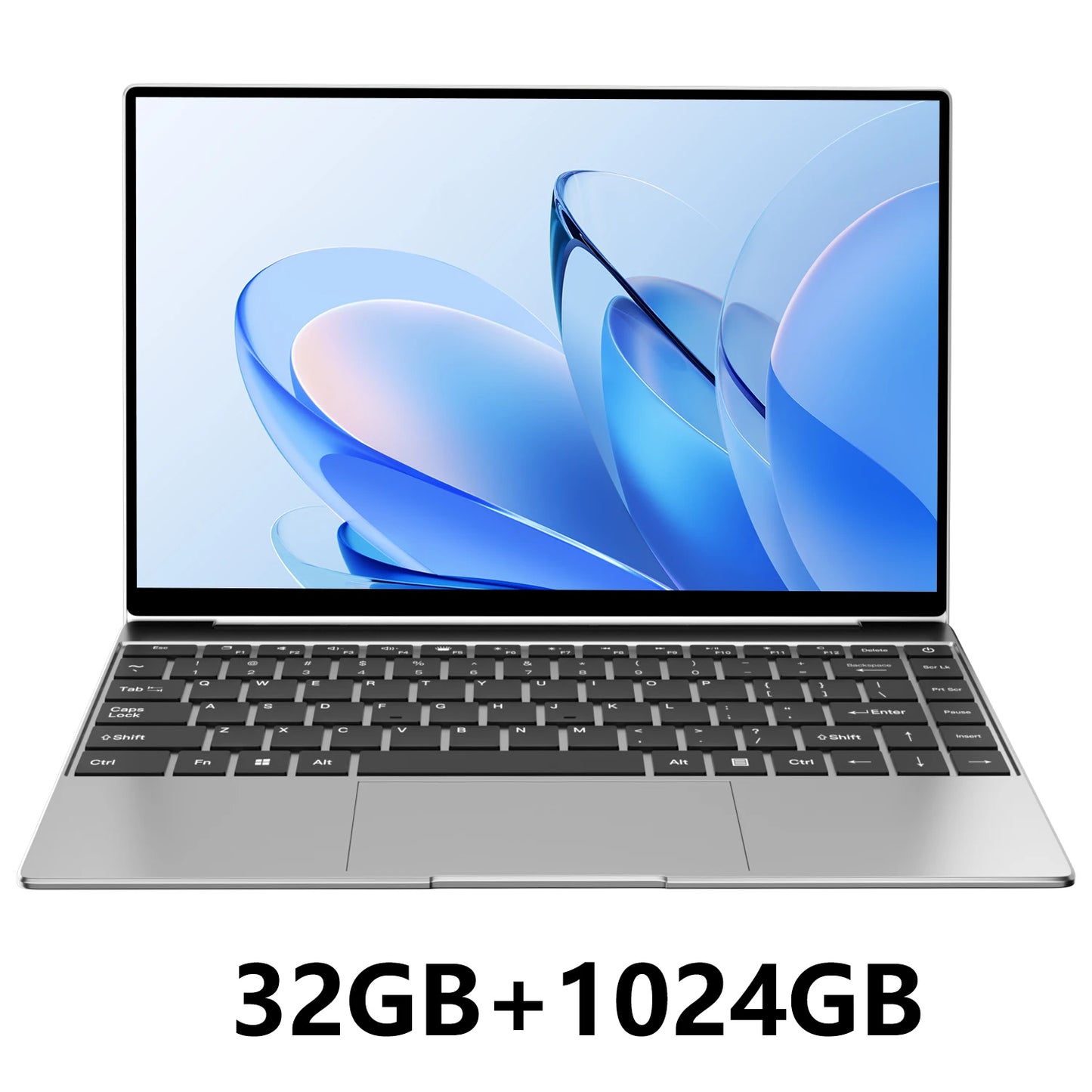 2025 14.1 Inch Slim Laptop Windows 11 Intel Core I9-9900U 32GB DDR4 2TB SSD Gaming Notebook WiFi 6 Office Study Computer PC
