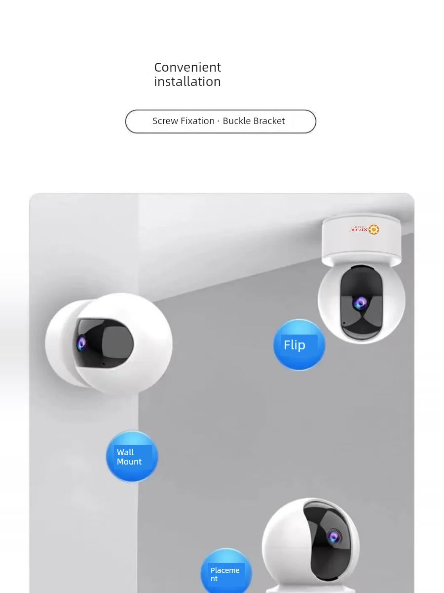 4G Wireless WiFi Panorama Camera PTZ Monitoring Digital Camera Voice Intercom Camera Wireless Tracking Indoor