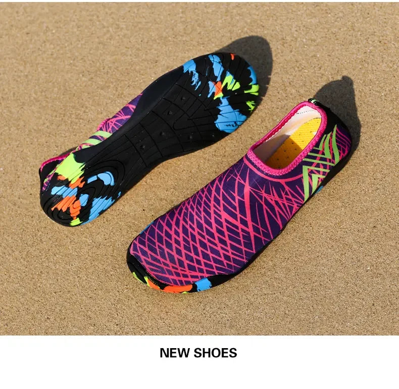 Unisex Shoes Swimming Water Yog Women Men Barefoot Outdoor Beach Sandals Upstream Aqua Shoes Nonslip River Sea Diving Sneakers