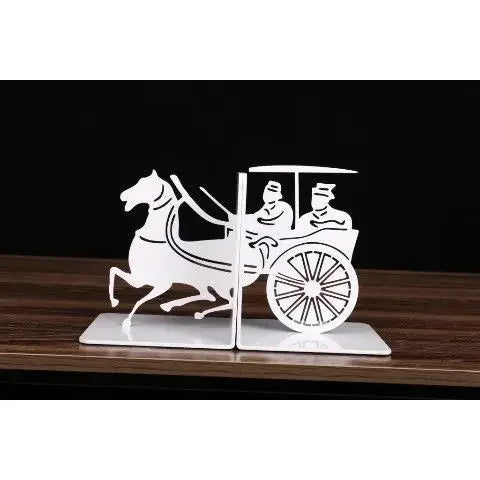 Cute cat stationery bookends desk organizer book stand holder human evolution Creative interesting office accessories book ends