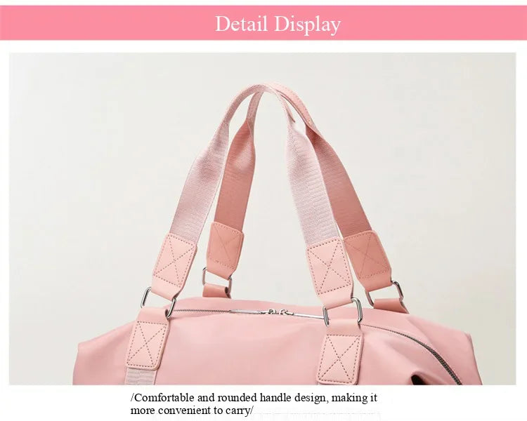 Large Gym Bag with Wet Dry Compartment | Sport Duffel for Women Men | Travel Tote