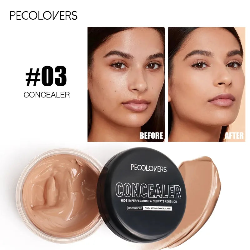 Multi-color Concealer, Dark Circles Covering, Facial Blemishes, Waterproof and Sweat-proof, Long-lasting Natural Concealer