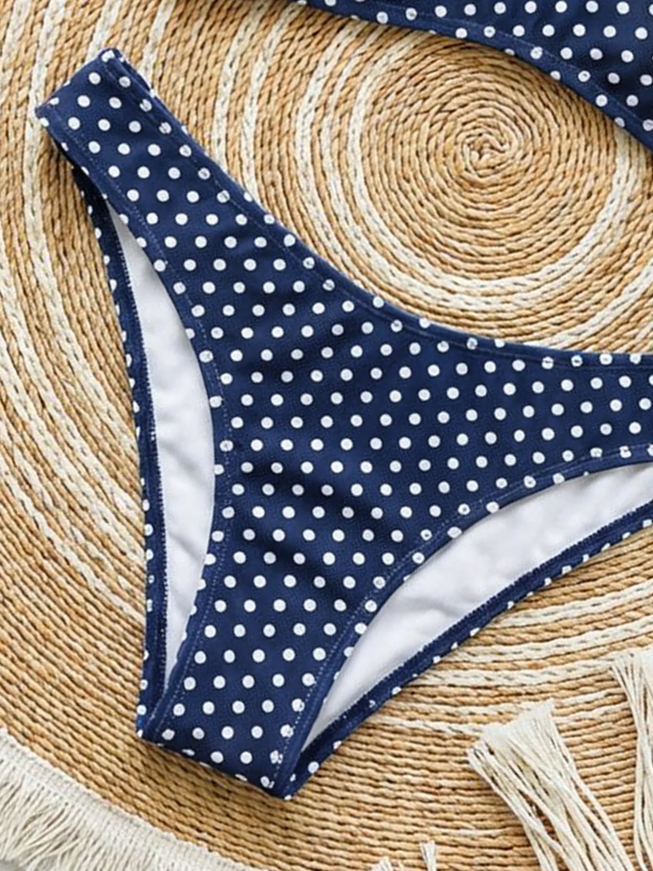 2026 Sexy Polka Dot Print Bikini Set for Women Quick Dry Low Waist Push Up Swimwear Beach Vacation Bathing Suits for Females