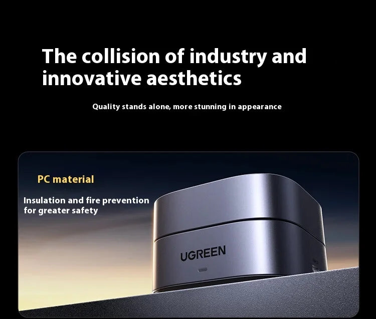 UGREEN Qi2 25W Magnetic Wireless Charger Stand Magsafe Fast Charger 2-in-1 Charging Stand For iPhone 16Pro 15 Pro Max/AirPods