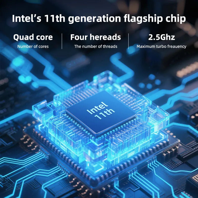 Adreamer 15.6 Inch Laptop Intel Core i5 1135G7 Portable Notebook 8/16/32GB RAM 256/512/1024 SSD Office PC - German Keyboard