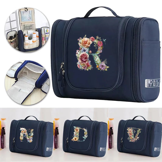 New Fashion Floral Shaped Letter Pattern Female Toiletries Are Very Convenient Minimalist Makeup Bag for Easy Storage of Items