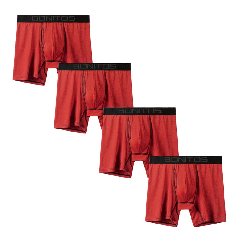 4pcs Front opening underpants men brand Boxers man sexy boxer shorts Men's panties gift underwear for mens calecon