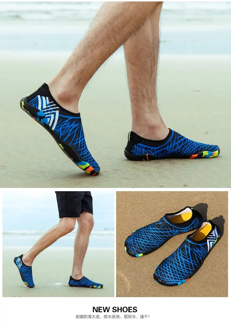 Unisex Shoes Swimming Water Yog Women Men Barefoot Outdoor Beach Sandals Upstream Aqua Shoes Nonslip River Sea Diving Sneakers