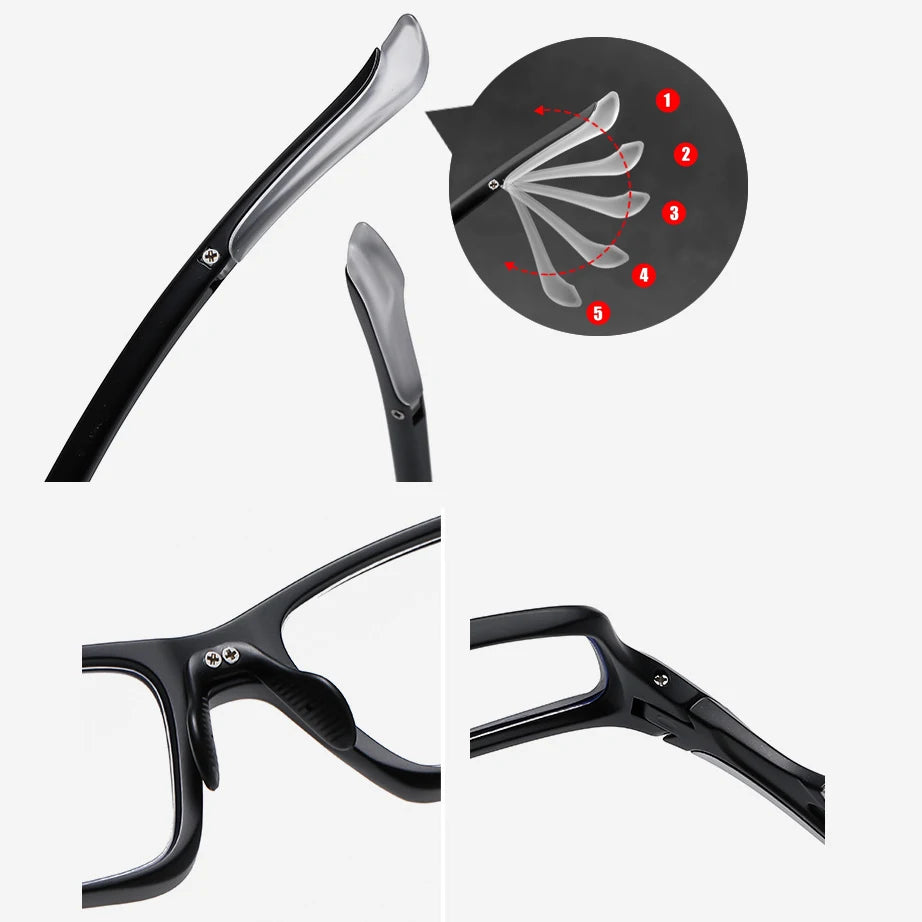 Anti-blue Light Bifocal Reading Glasses Men Sports Photochromic Readers TR90 High Quality Multifunctional Eyeglasses