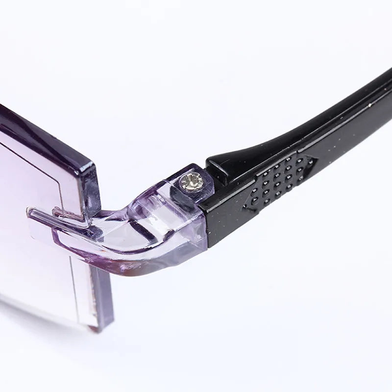 Frameless Bifocal Reading Glasses for Men & Women | See Near & Far | Up to +4.0