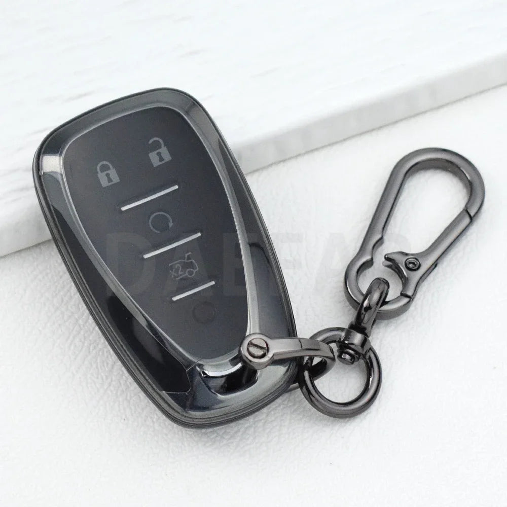 2/3/4/5 Buttons Transparent Smart Remote Key Shell Case For Chevrolet Chevy Camaro Cruze Malibu 2016 2017 2018 2019 2020