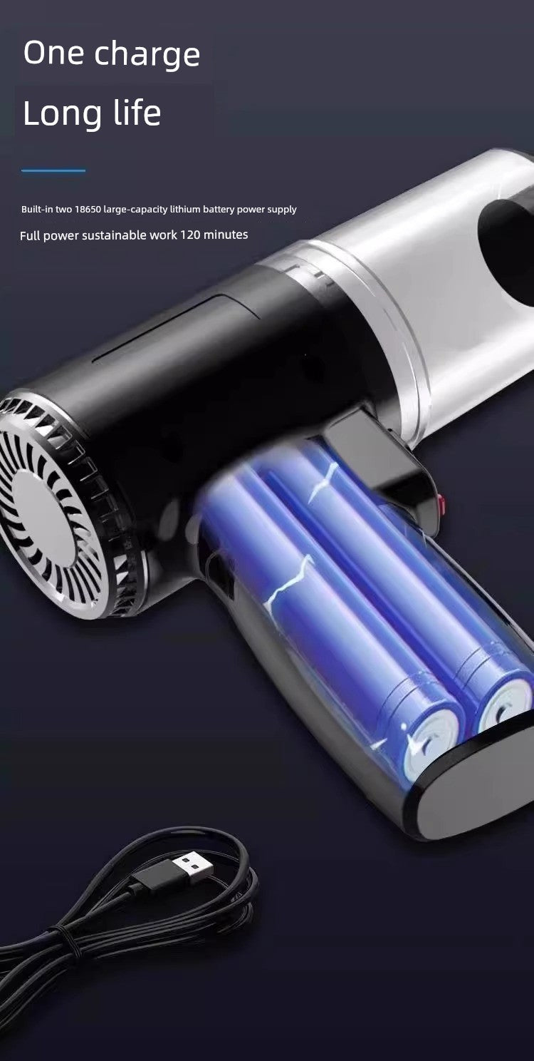 Mini Car Wireless Charging Automobile Vacuum Cleaner For Home Powerful Large Suction High Power Small Handheld Vacuum Cleaner