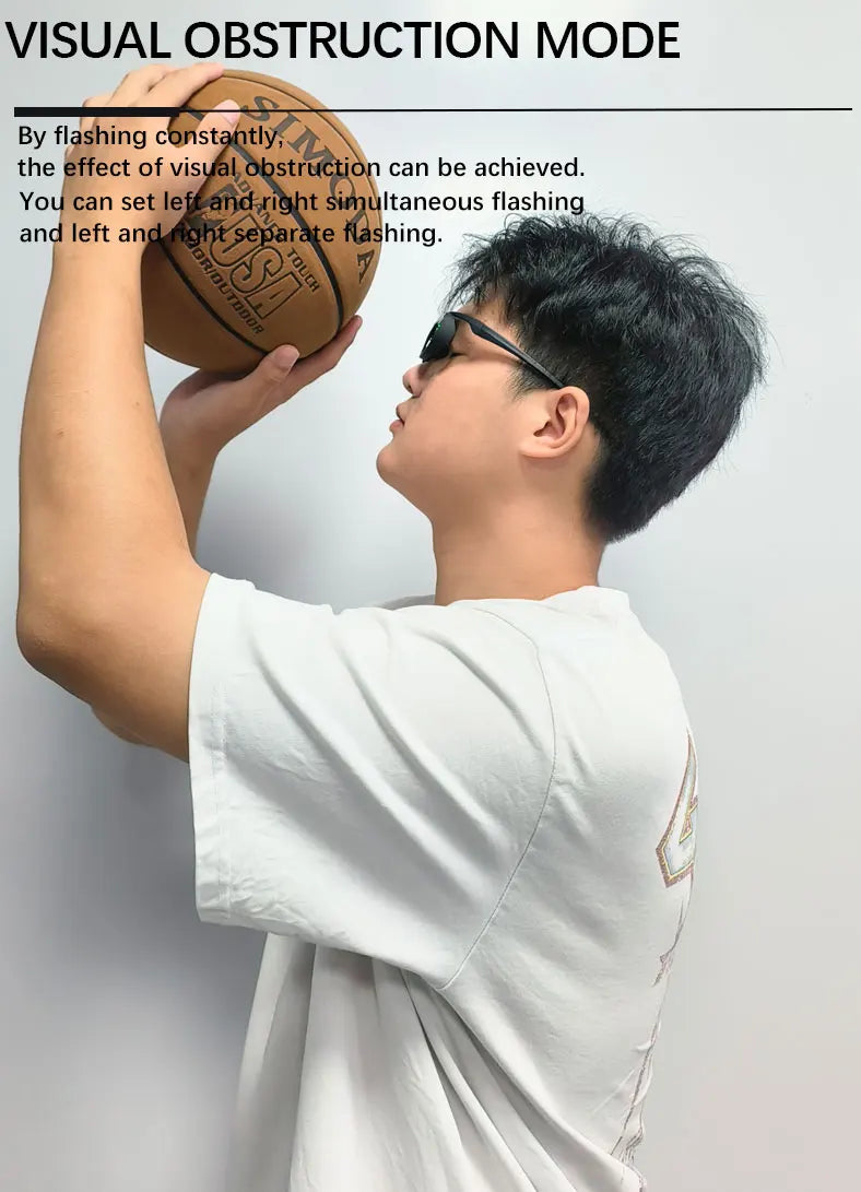 Reflex Glasses Eye Coordination Visual Interference Training Head Up Football Basketball Intelligent Technology Training Glasses