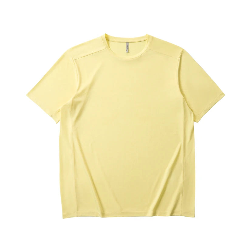 2026 New Quick Drying T-shirt for Men's Outdoor Sports, Moisture Wicking and Cool Short Sleeved Top for Summer
