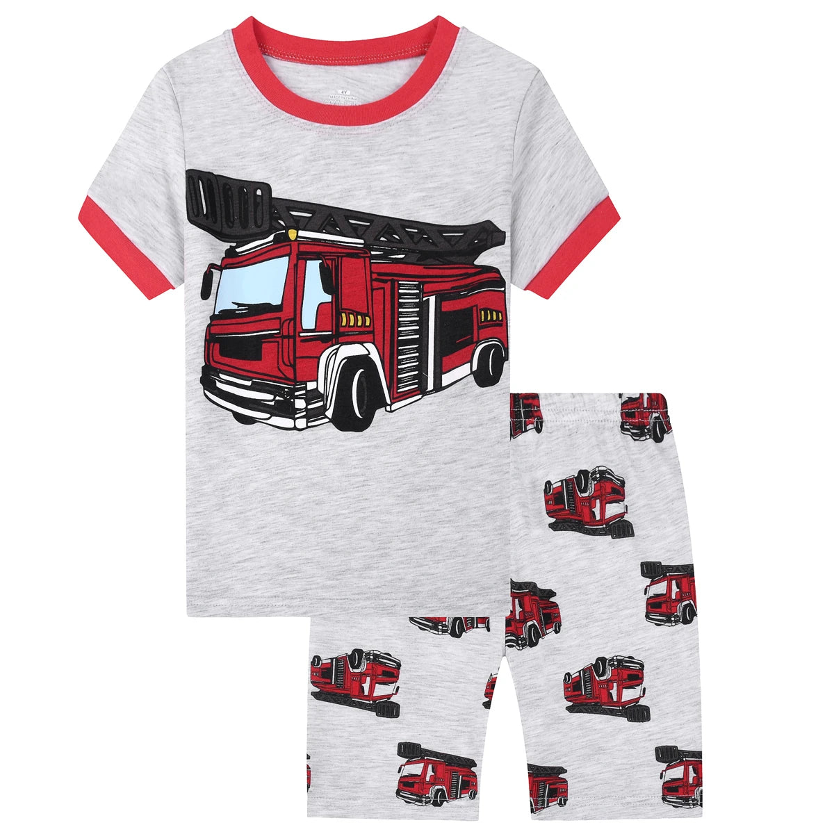 Random Set of 2 Toddler Pajamas for boy 2-Piece PJs Cotton Pyjama Sets Sleepwear 2-9Y