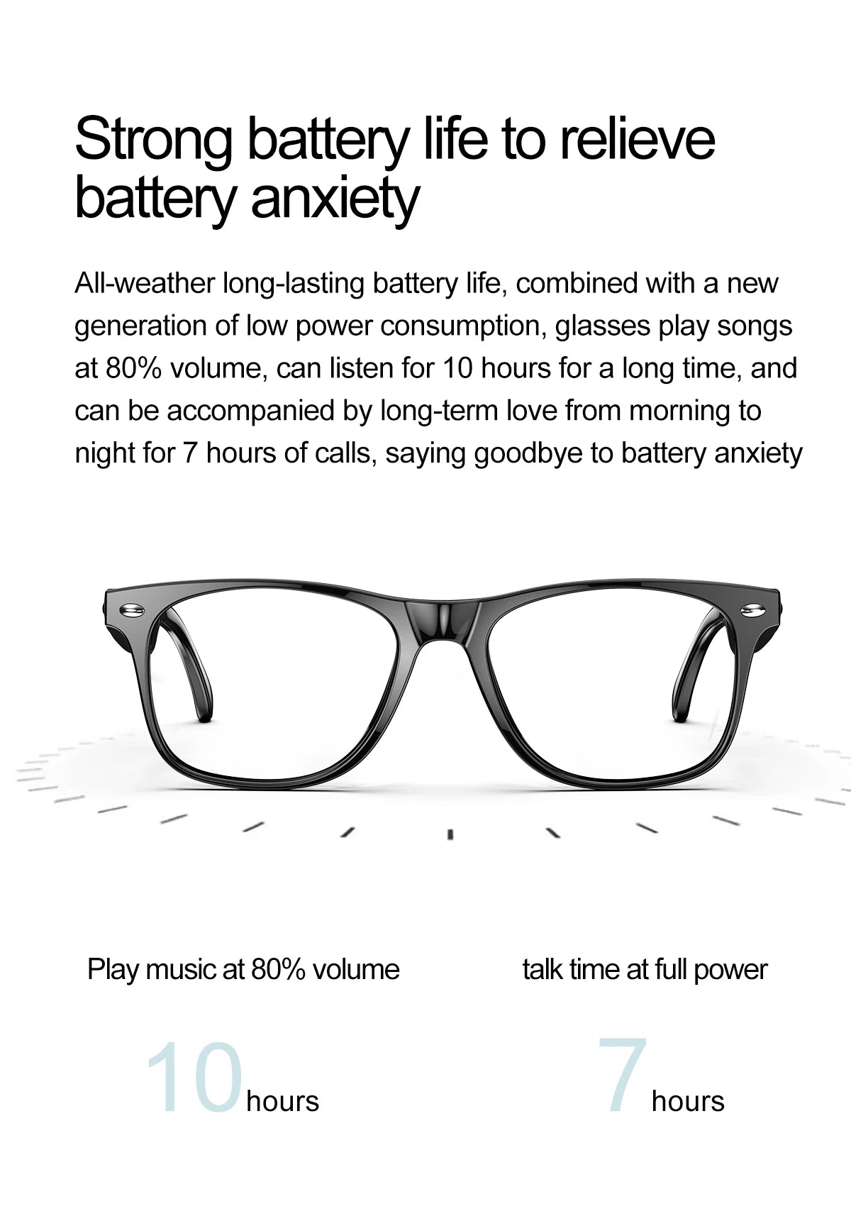 Upgrade Smart Glasses 134 Online Languages AI Automatic Translation Conversation with Speaker UV Protected Bluetooth Sunglasses