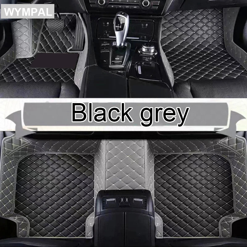 Car Floor Mats For VW Golf 4 MK4 1998 1999 2000 2001 2002 2003 car Accessories Leather Carpets Rugs Foot Pads