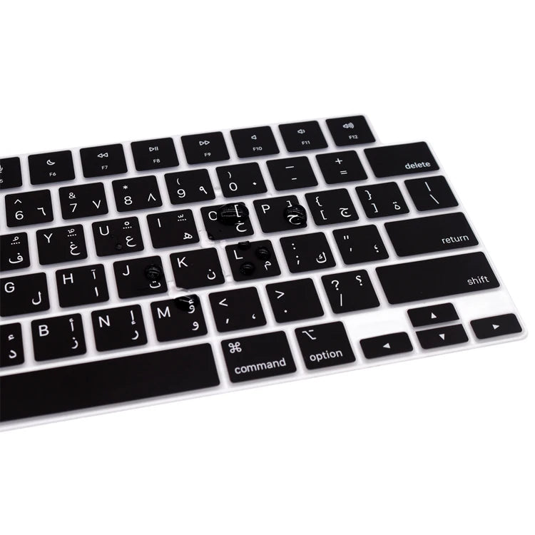 Persian Arab Arabic Letter Keyboard Cover Skin for MacBook Air 13 M2 A2681 2023 Pro 14 16  A2442 A2485 A2779 Pro16 A2780 2022