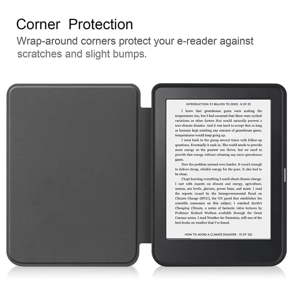 For KoBo Clara HD 2018 Smart Folio Cover 6 inch E-book Reader Case N249 Funda Shockproof Protective Shell Auto Sleep/Wake