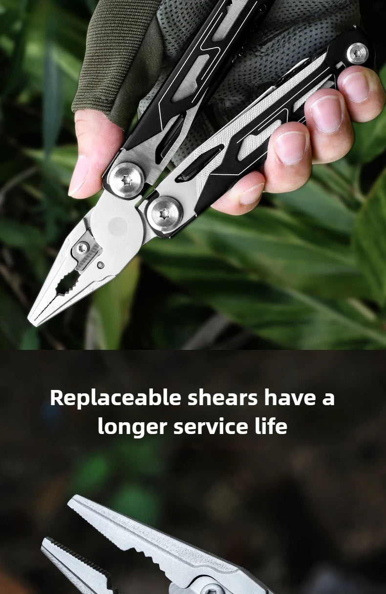 Multitools Pliers Stainless Steel Folding Tool Pliers Outdoor Camping Survival Portable Pocket Tools Multipurpose Manual Tools