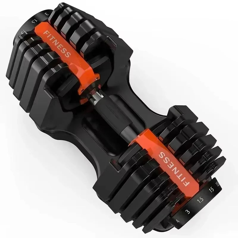 VEVOR Adjustable Dumbbell 24/40KG 52.5/90LBS Fitness Equipment Training Arm Muscles Dumbbell SET Adjustable Home Trainning