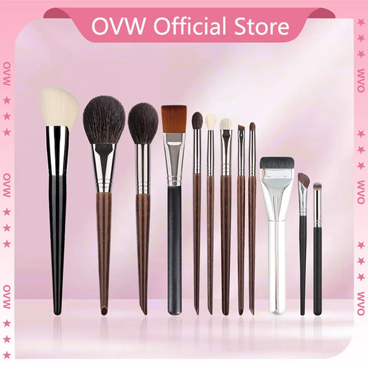 OVW 12pcs Makeup Brushes Set Concealers Blush Eye Shadows Brush Cosmetics Tool