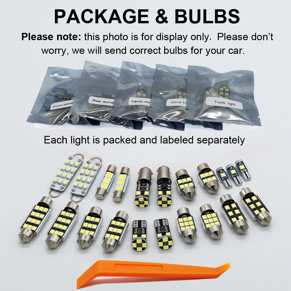 ZITWO 11Pcs Canbus LED Bulb Interior Dome Reading Map Trunk Light Kit For Skoda Scala 2019 2020 2021 2022 Car Accessories Canbus