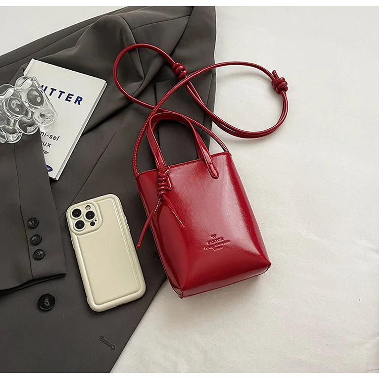 Women Handbags Female Pu Leather Shoulder Bags Luxury Large Capacity Crossbody Bags Solid Flap for Women Portable Phone Purse