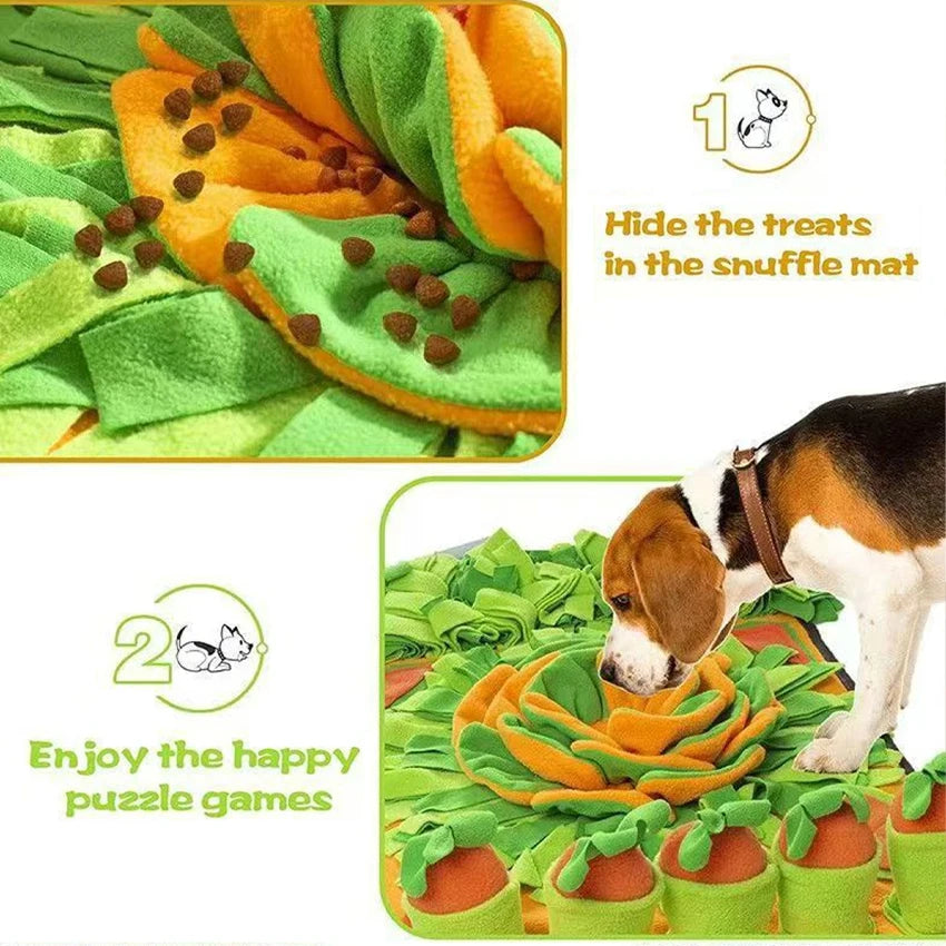 Pet Sniffing Mat Indoor Dog Walking Dog Cat Foraging Toy Dog Stress Relief Puzzle Treasure Hunt Game Slow Eating Mat