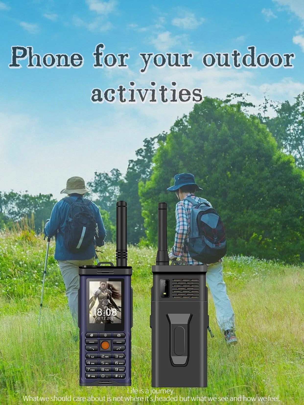Durable Rugged Outdoor Mobile Phone Big Power Long Standby Antenna Good Signal 4 Four Sim 3D Speaker Ebook Whatsapp Torch Cheap