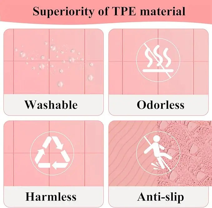 4MM Thick Convenient Yoga Mats Soft Anti Slip EVA Ultralight Indoor Fitness Exercise Foldable Gym Pilates Mat Fitness Equipment