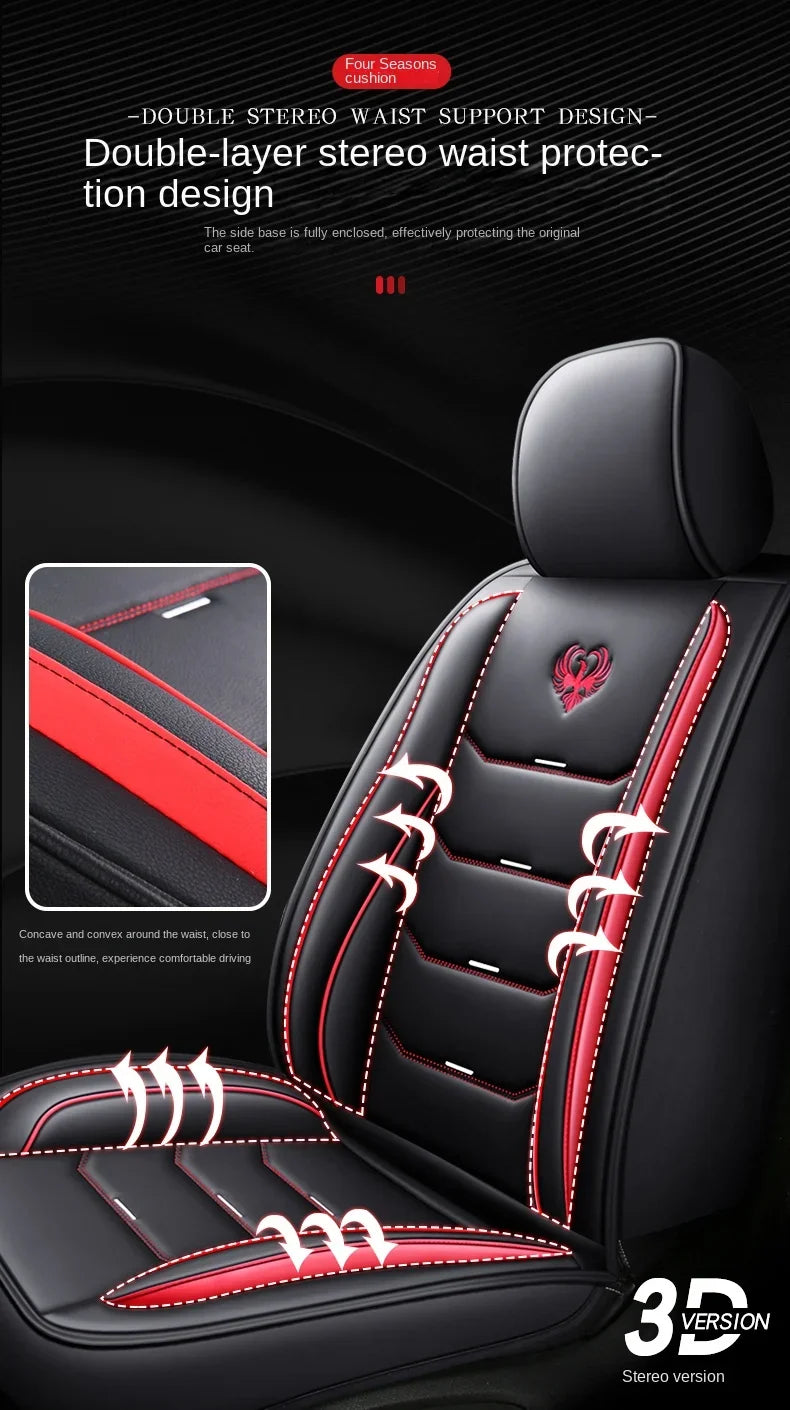 Universal Style 3D Car Seat Cover for HYUNDAI Tucson Santa FE I30 I40 Veloster Genesis Venue Terracan Ioniq Interior Accessories