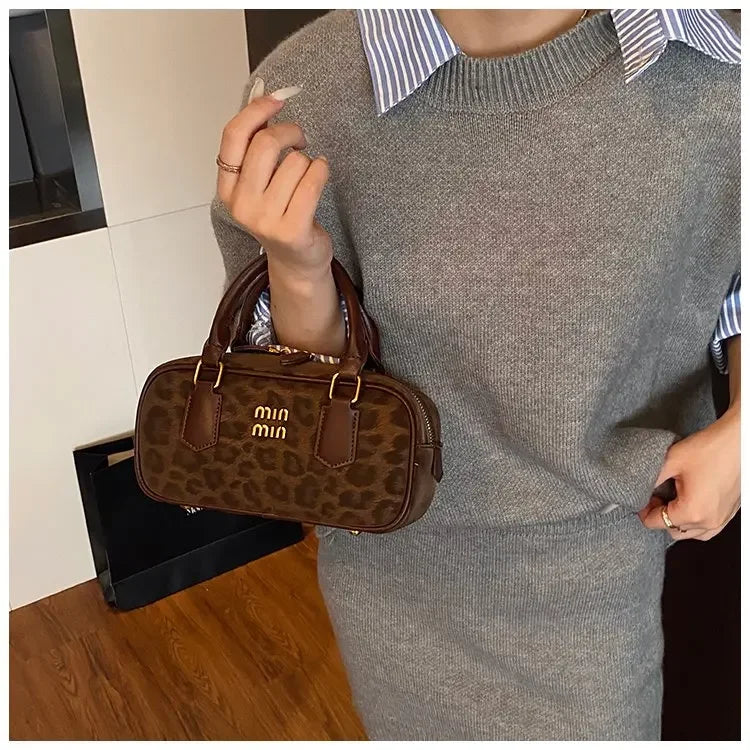 Women's Square Leather Satchel Handbag | Tote Shoulder Crossbody Purse & Diaper Bag
