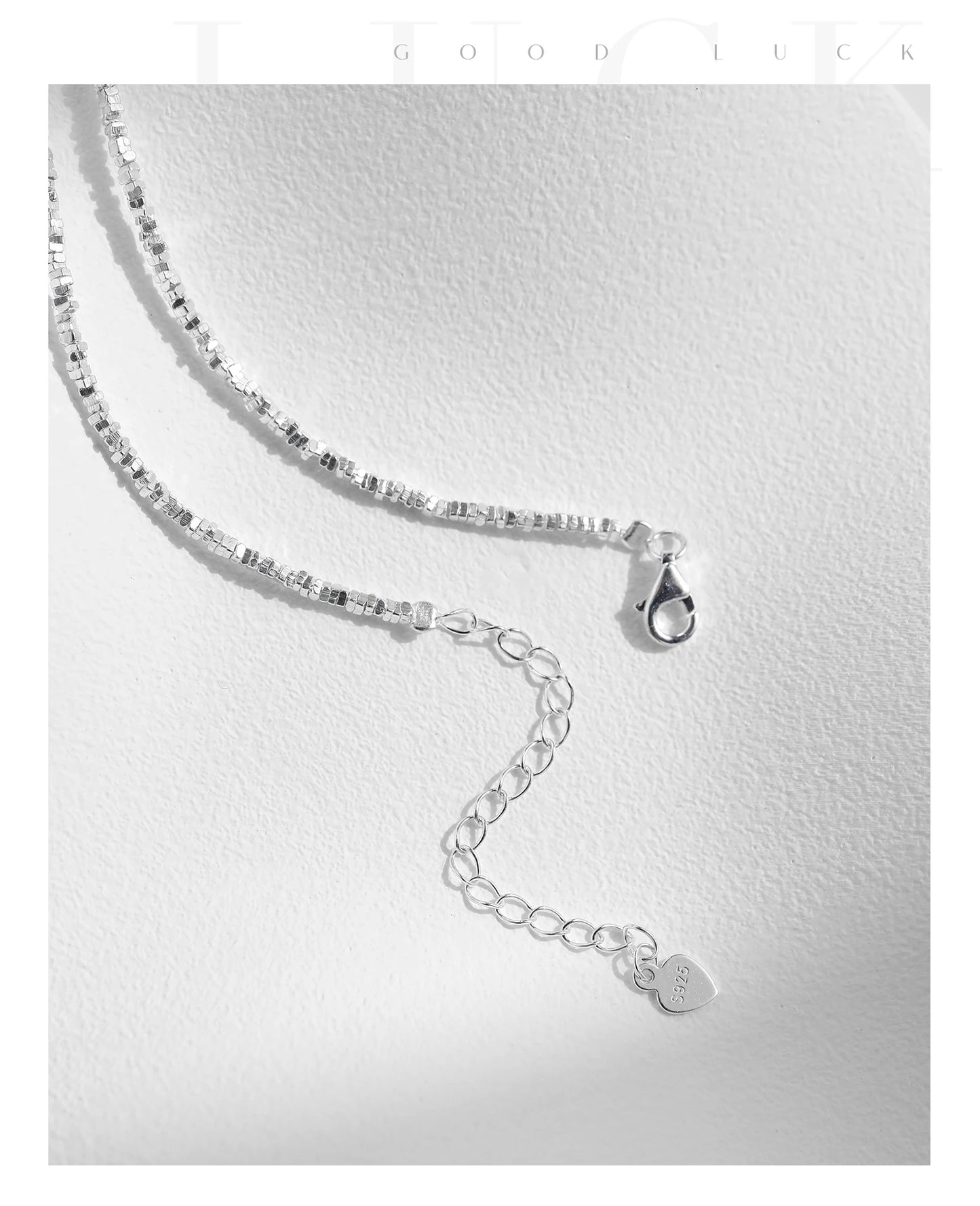 MODIAN 925 Sterling Silver Geometric Square Necklace Pendant Gold Color Water Drop Fine Jewelry For Women Valentine's Day Gifts