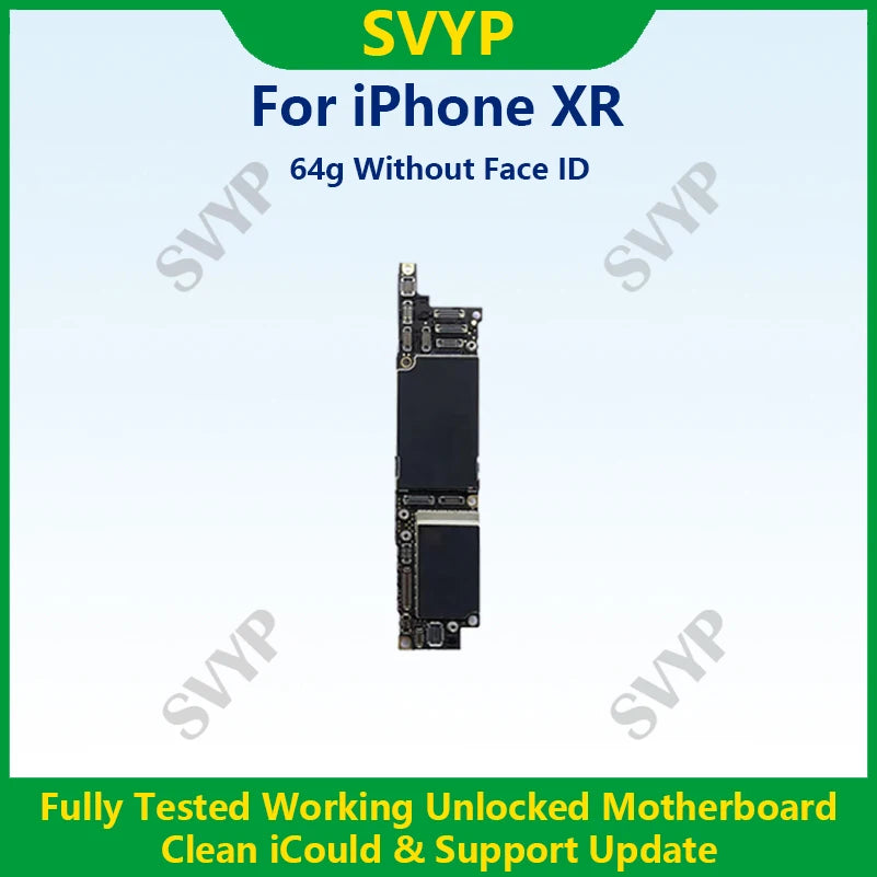 Fully Tested 100%Working Mainboard For iPhone X/XR/XS/XS Max With Face ID 64g/256g Cleaned iCloud And Unlocked Phone Motherboard