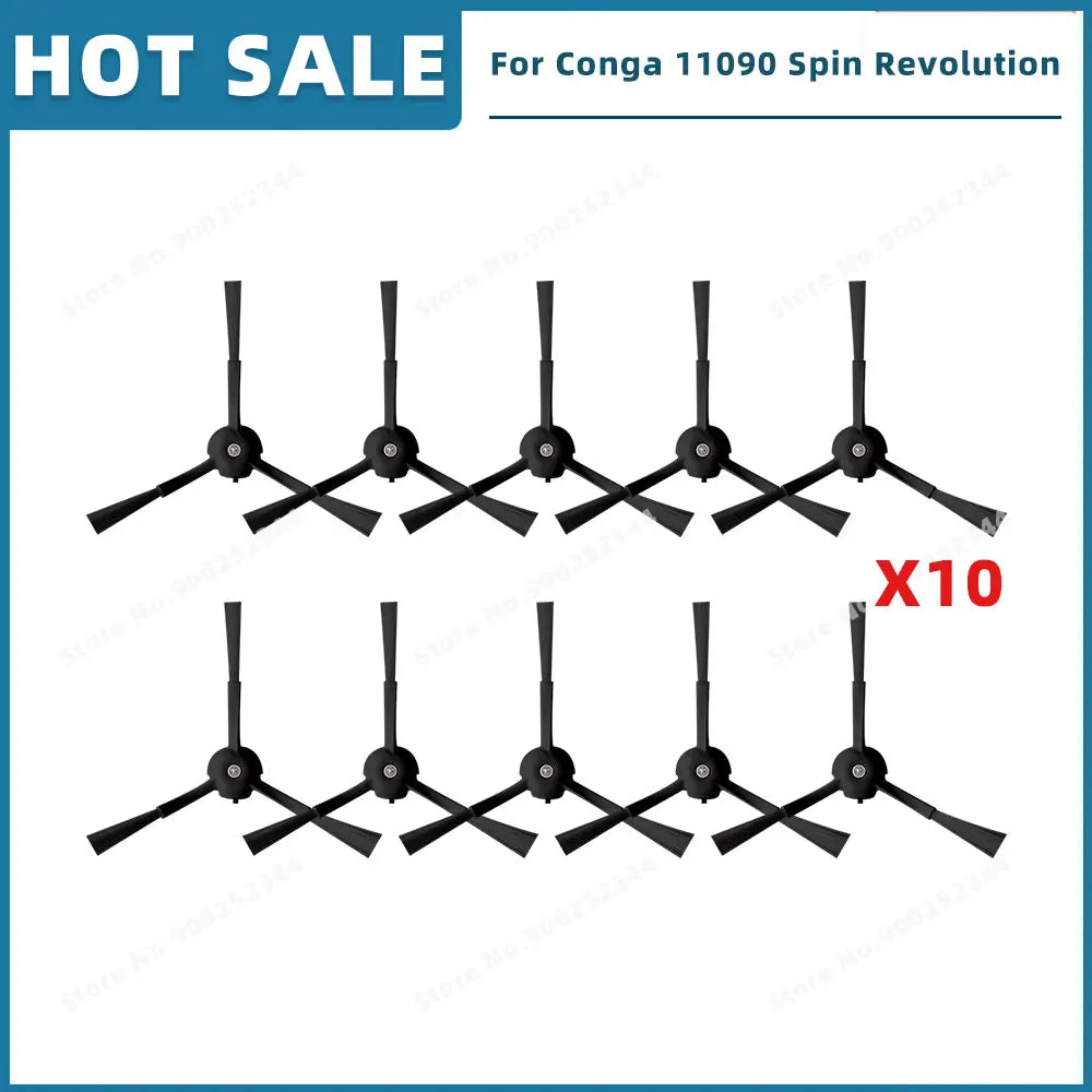 Compatible For Cecotec Conga 11090 / 13090 Spin Revolution Replacement Parts Accessories Filter Main Side Brush Mop Dust Bag