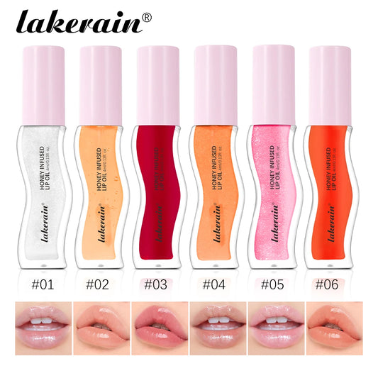 Moisturizing Lip Gloss Oil Nourishes Hydrates Glossy Lips Care Lipstick Plumping Exfoliating Pink Plumping Gloss Oil Makeup