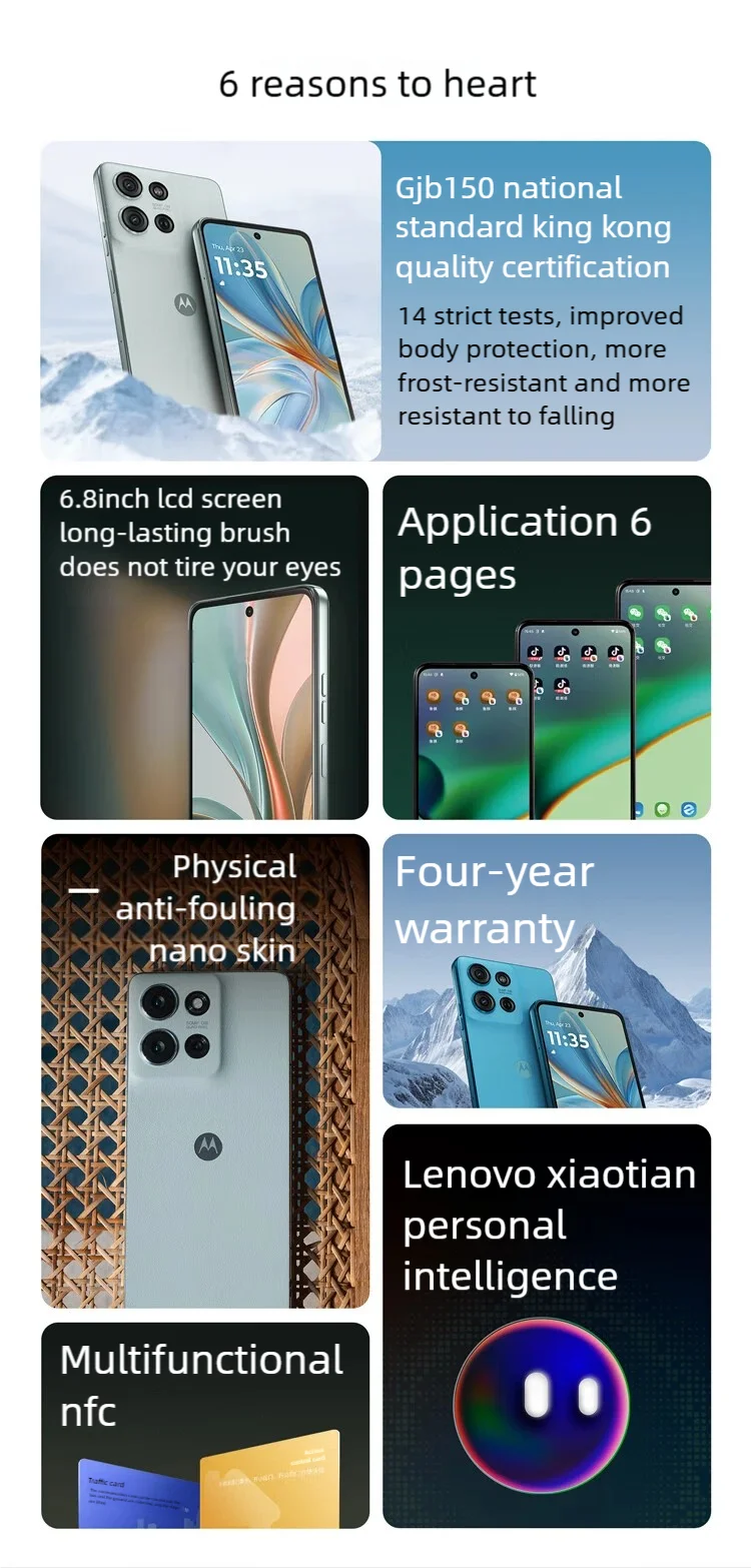 Motorola Moto G75 5G Global ROM Smartphone Snapdragon6 Gen3 5000mAh 6.8" 120Hz  50MP Camera