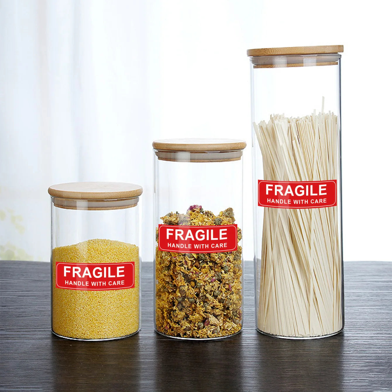 Fragile Stickers Please Handle with Care-Fragile-Thank You Warning Fragile Stickers Permanent Adhesive for Shipping Moving