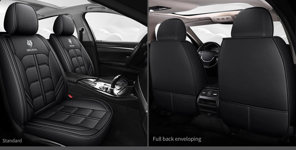 Car Seat Cover For Nissan Qashqai J11 Navara D40 Terrano 2 March X Trail Patrol Versa Kicks Universal Leather Auto Accessories