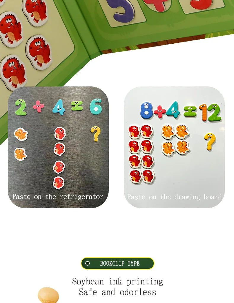 Children's math enlightenment teaching aids, number decomposition, addition and subtraction toys, educational magnetic puzzle