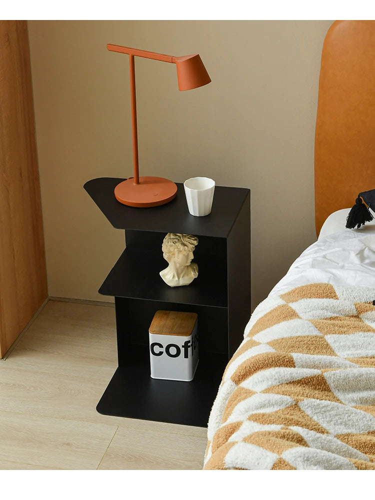 Home Creative Sofa Side Table Balcony Coffee Table Minimalist Bedside Cabinet,Portable Multi-Purpose Storage RackSmall Furniture