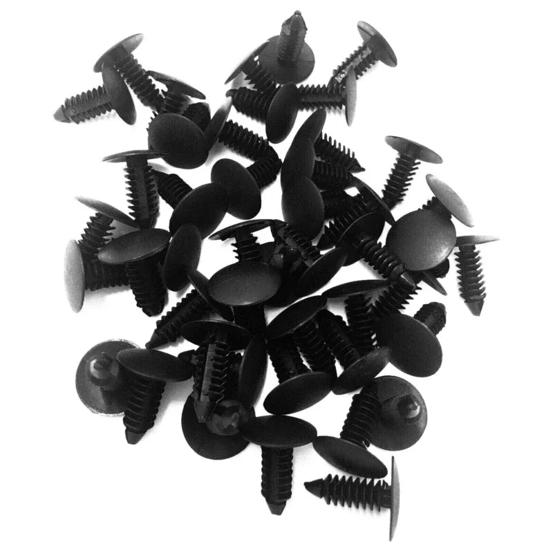 100-300pcs Car Interior Roof Fixing Buckles Barbed Wire Clip Auto Fastener Plastic Rivets Retainer Buckle Fender Push Pin Clips