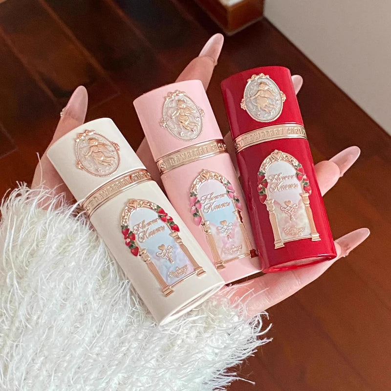 Flower Knows Strawberry Cupid Liquid Blush Long-lasting Moisturizing Easy Makeup Blush Creamy Liquid Blusher