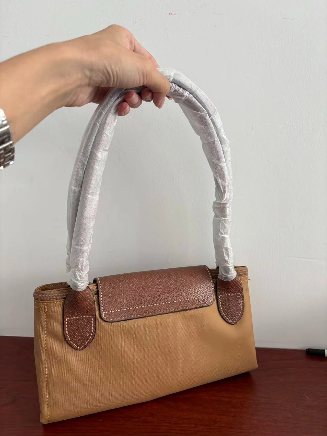 2026 Hot Ins Y2K Hobos Bag New Fashionable Large Capacity Women's Handbag Foldable Classic Eco Friendly Nylon Tote Shoulder Bags