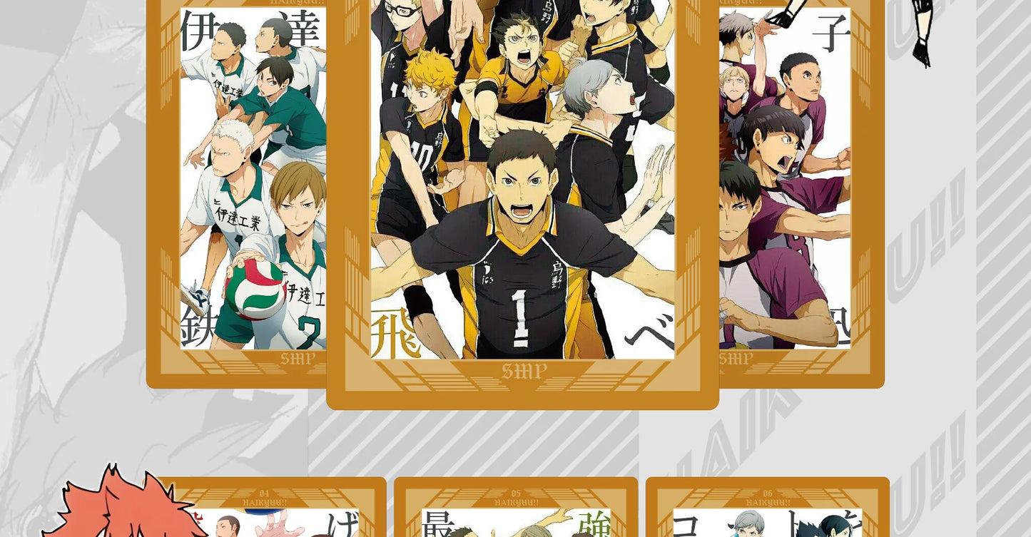 Haikyuu CardsThe Junkyard Showdown Is Coming Hotly with A Passionate Opening Classic Collectible Card Toys and Gifts
