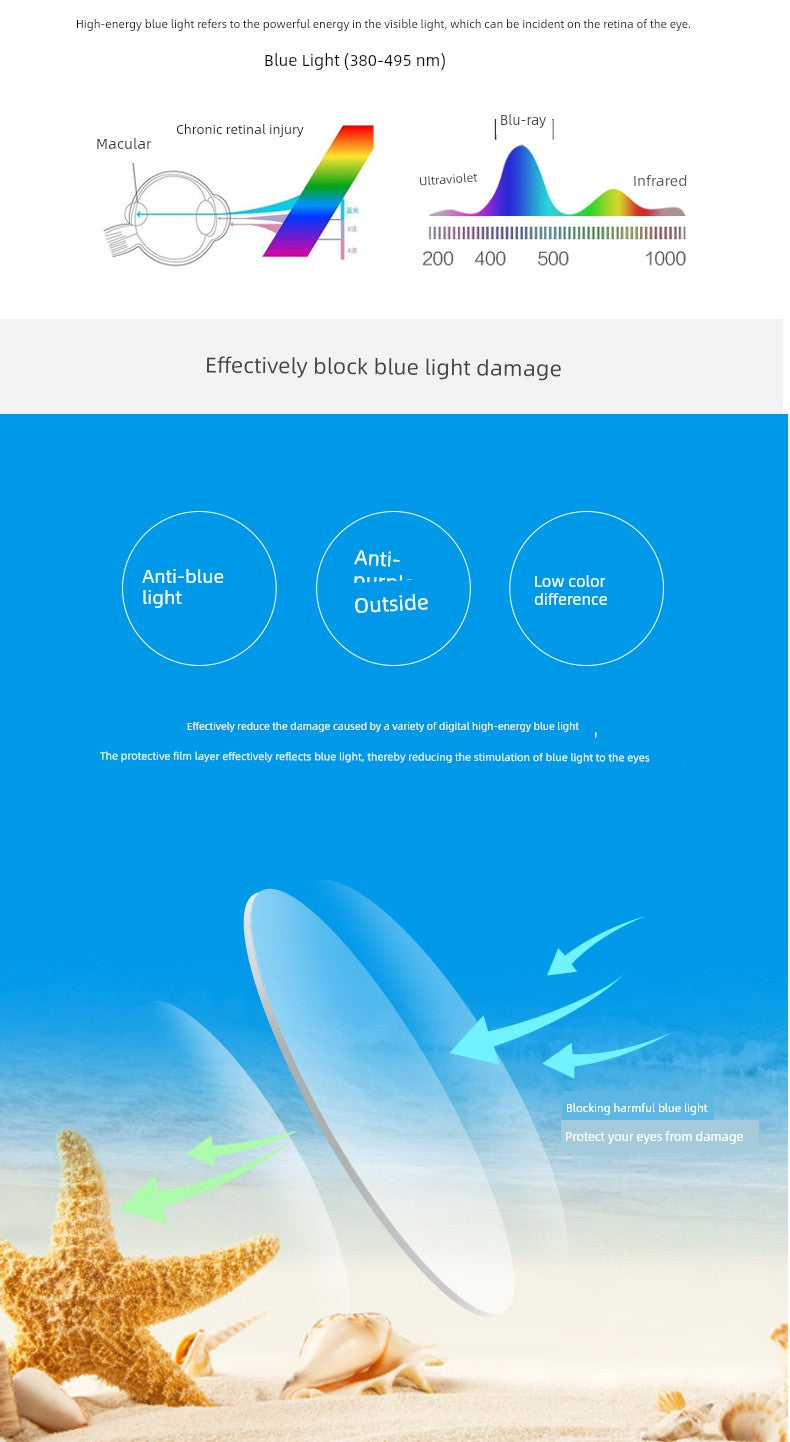 Mobile Computer Classy Internet Celebrity K-style Optical Glasses