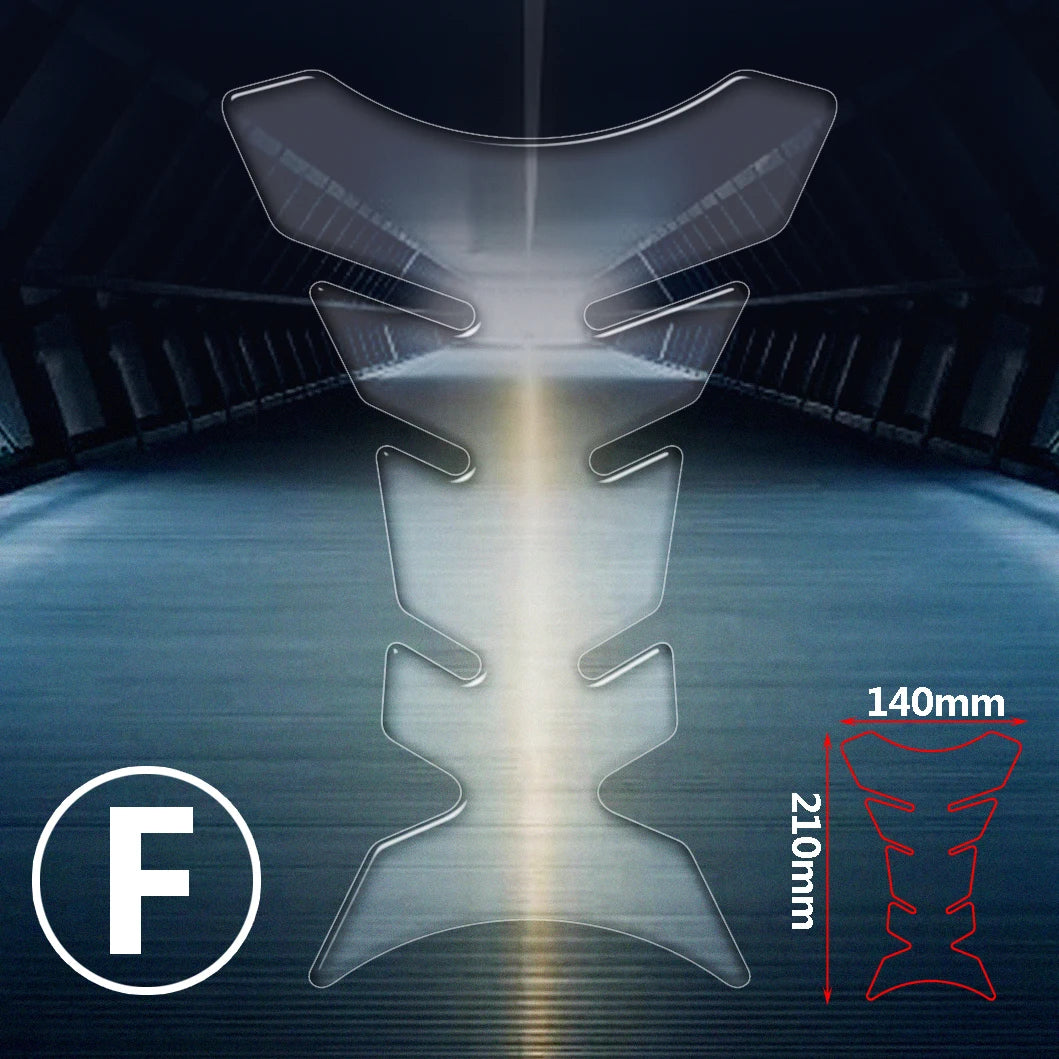 Transparent Motorcycle Tank Pad Protection Universal for Kawasaki Honda Yamaha Suzuki Aprilia Benelli Motorbike Stickers