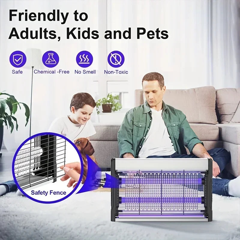 COOINJOY Mosquito Killer Lamp Electric Shock Insect Trap Catcher Indoor Bedroom Anti Mosquito Repellent UV Light Pest Control